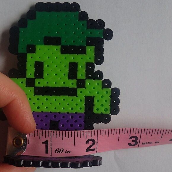 HULK  PERLER STAND UP - HANDMADE - Picture 5 of 5